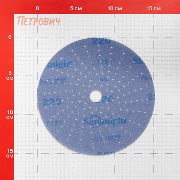 Диск шлифовальный Sunmight Ceramic d150 мм P320 на липучку пленочная основа (5 шт.)