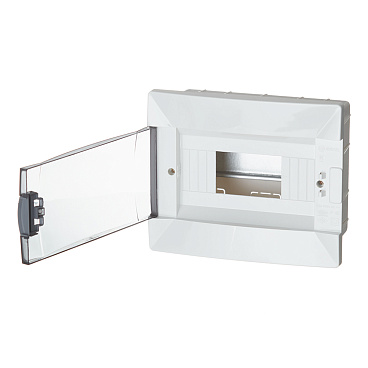 Щит распределительный встраиваемый Makel ЩРВ-П-8 пластиковый IP40 175х210х95 мм 8 модулей с DIN-рейкой и нулевой шиной