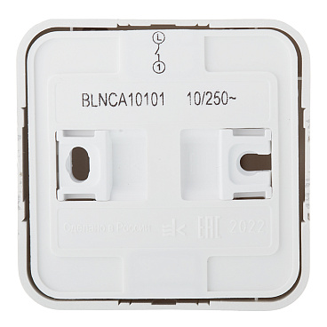 Выключатель Systeme Electric Blanca одноклавишный накладной молочный с самовозвратом (BLNCA101012)