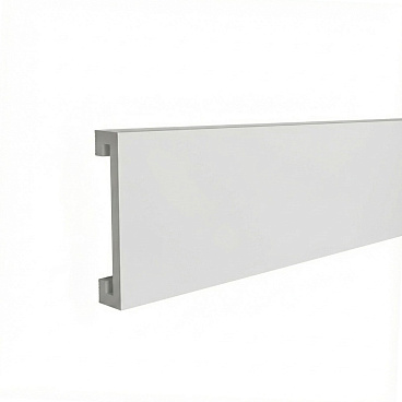 Плинтус экополимер Stella Дольче 70х15х2000 мм белый (4631176119195)