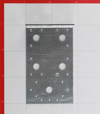 Уголок крепежный оцинкованный 60х150х90х2 мм