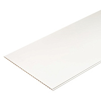 Панель ПВХ 375х3000х8 мм Venta матовая белая 1,125 кв.м