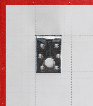 Уголок крепежный оцинкованный 50х50х35х2 мм