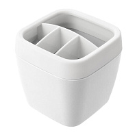 Стакан для ванной Martika Эллиса настольный пластик белый (С315БЕЛ)