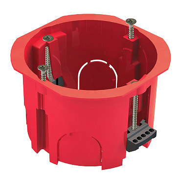 Коробка установочная Greenel для гипсокартона d68х45 мм IP20 (GE40022-R)