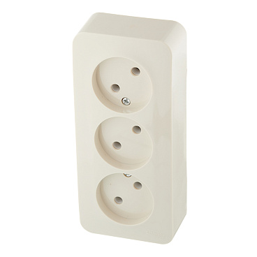 Розетка Systeme Electric Blanca накладная бежевая (BLNRA000317)