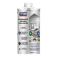 Герметик эпоксидный для швов Tytan Professional двухкомпонентный светло-коричневый 400 мл