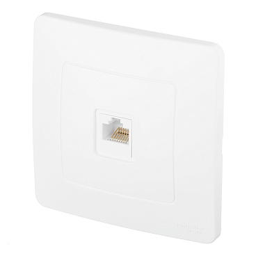 Розетка компьютерная Systeme Electric Blanca встраиваемая молочная RJ45 (BLNIS045002)