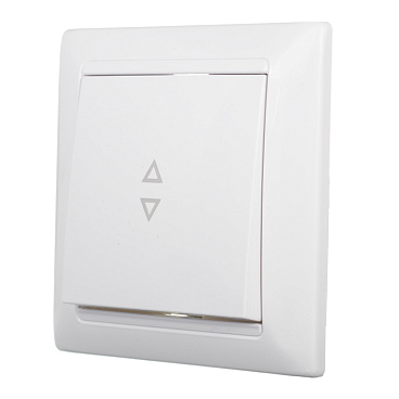 Переключатель Svet одноклавишный встраиваемый белый (SV1001-0016)