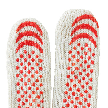 Перчатки х/б 6 нитей с ПВХ покрытием Петрович белые 10 (XL)