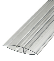 Профиль соединительный Н-образный для поликарбоната 8 мм 6 м