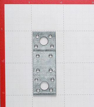 Пластина крепежная оцинкованная 100х35х2.0 мм