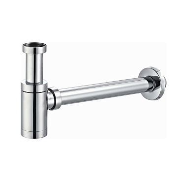 Сифон для раковины Tokito 1 1/4х50 мм без выпуска с соединением 32 мм хром (TOK-SHI-L32CH)