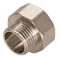 Переходник 1/2 ВР(г) х 3/8 НР(ш) латунный