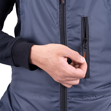 Костюм рабочий мужской утепленный ГК Спецобъединение Роуд 48-50 рост 158-164 см темно-серый/черный