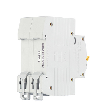 Автоматический выключатель модульный IEK Karat ВА 47-29 2P 25А тип C 4,5 кА 400 В (MVA20-2-025-C)