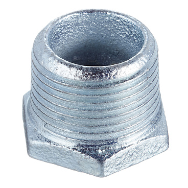 Футорка Gebo Platinum (241-25V) 1 НР(ш) х 1/2 ВР(г) чугунная оцинкованная