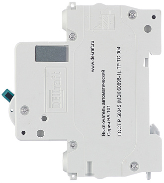 Автоматический выключатель модульный Dekraft BA-101 1P 16А тип C 4,5 кА 230/400 В (11054DEK)