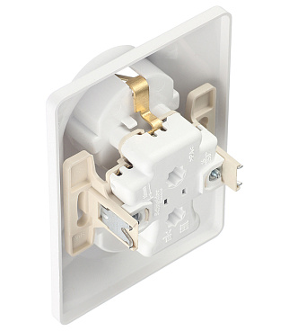 Розетка Systeme Electric Glossa встраиваемая белая (GSL000124)