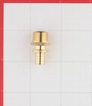 Соединитель прямой Stout 20 мм х 3/4 НР(ш) латунный (SFA-0001-002034)