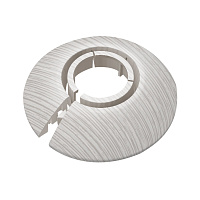 Обвод для труб ПВХ декоративный Идеал 16-22 мм клен серый (2 шт.)