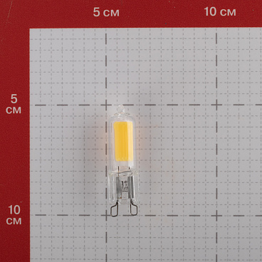 Лампа светодиодная Navigator G9 3 Вт 3000К теплый свет 220 В капсула заостренная (614892/61489)