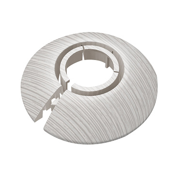 Обвод для труб ПВХ декоративный Идеал 16-22 мм клен серый (2 шт.)