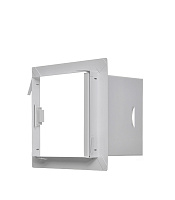 Люк ревизионный Era стальной 200х200 мм врезной с ручкой