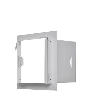 Люк ревизионный Era стальной 200х200 мм врезной с ручкой