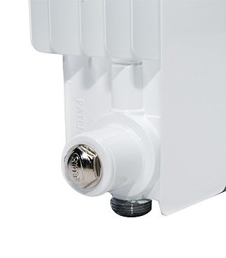 Радиатор биметаллический Rifar Monolit Ventil MVR 500 мм 12 секций 3/4 нижнее правое подключение белый