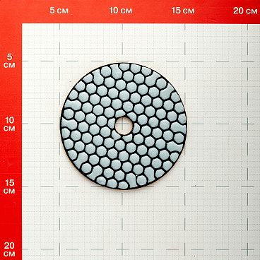 Круг алмазный шлифовальный по камню Rage by Vira гибкий d100 мм P200 для сухого шлифования