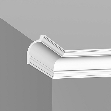 Плинтус потолочный из пенополистирола 80х120х2000 мм под натяжной потолок с возможностью светодиодной подсветки Плинтэкс Q80/120