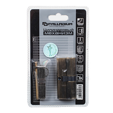 Цилиндр Palladium 70 C ET AB 70 35х35 мм ключ/ключ античная бронза