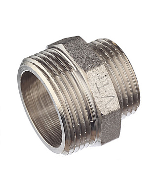 Ниппель переходной Valtec 1 1/4 НР(ш) х 1 НР(ш) латунный (VTr.580.N.0706)