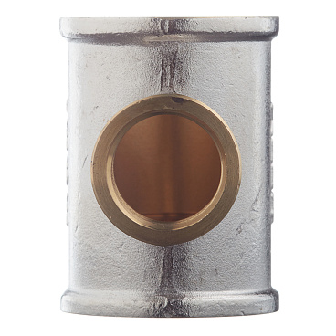 Тройник переходной 1 ВР(г) х 1/2 ВР(г) х 1 ВР(г) латунный