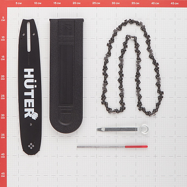 Пила цепная электрическая Huter ELS-1500P 1500 Вт 12" шаг 3/8" паз 1,3 мм 45 звеньев (70/10/4)