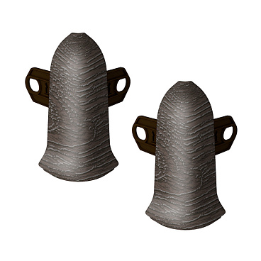 Угол наружный Идеал Классик 55 мм венге темный S-профиль (2 шт.)