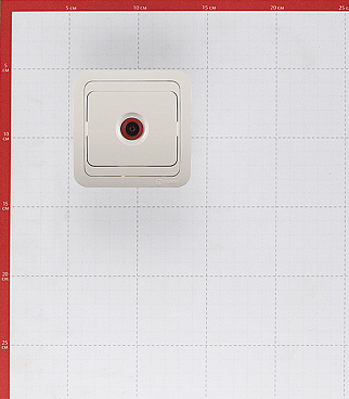 Розетка телевизионная Makel Mimoza встраиваемая бежевая (25007)