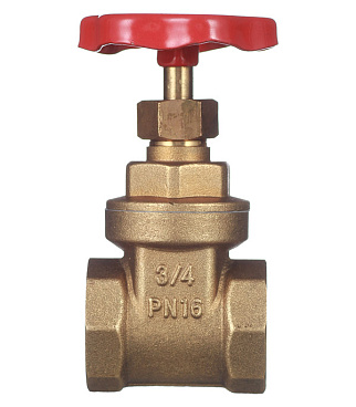 Задвижка клиновая латунный Valtec 3/4 ВР(г) х 3/4 ВР(г) вентиль (VT.012.G.05)