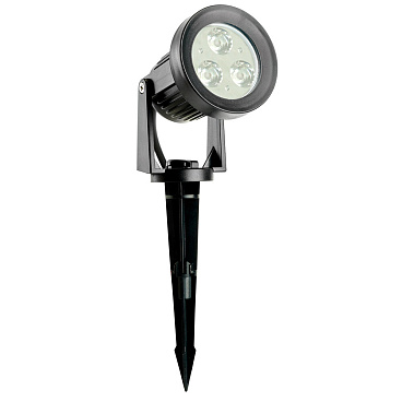 Светильник светодиодный садово-парковый Feron SP2711 черный 125 мм 3000К 5 Вт IP65 (51744)