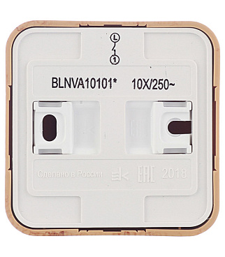 Выключатель Systeme Electric Blanca одноклавишный накладной ясень (BLNVA101015)