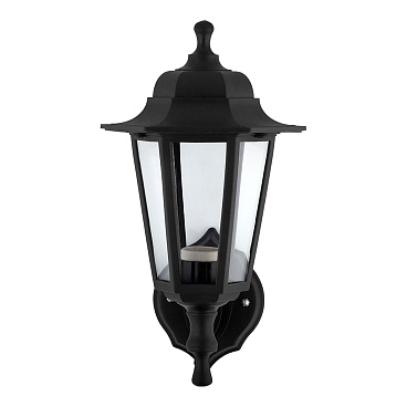 Светильник садово-парковый настенный Svet Леда черный E27 60 Вт IP44 (1201-01291)