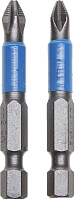 Биты STAYER ″PROFI″, хвостовик E 1/4″, PH №2, 50мм, 2 шт