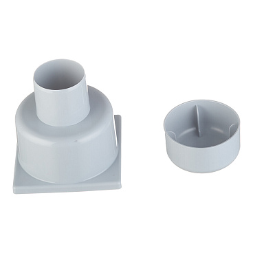 Трап душевой вертикальный АНИ пласт с гидрозатвором 100х100 мм d50 мм решетка из нержавеющей стали (TA5202)