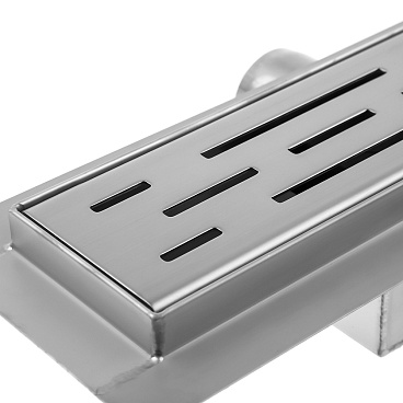 Лоток душевой Ore с гидрозатвором 300х65 мм d40 мм решетка из нержавеющей стали (Drain H3)