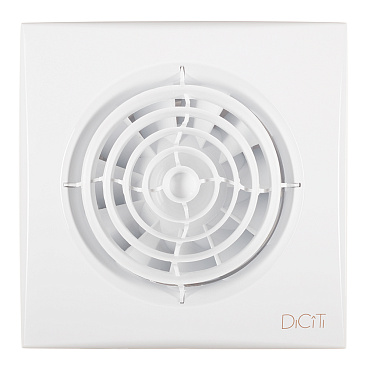 Вентилятор осевой DiCiTi Aura с обратным клапаном 155х155 мм d100 мм белый