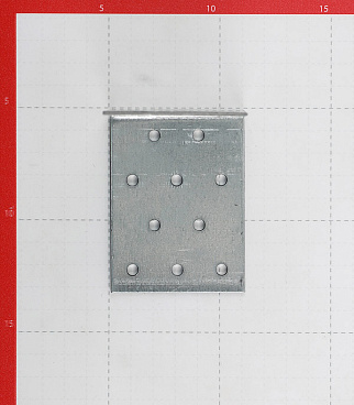 Уголок соединительный оцинкованный 80х80х60х2 мм