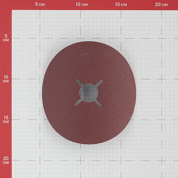 Круг фибровый шлифовальный по металлу VSM 125х22 мм P80 со шлицами