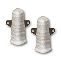 Угол наружный Деконика 70 мм орех антик Г-профиль (2 шт.)