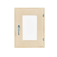 Окно деревянное 300х400х70 мм 1 створка поворотная